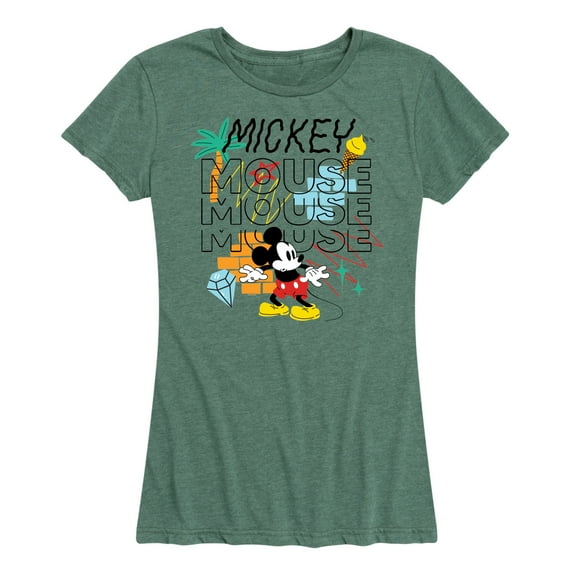 Mickey & Friends - Mickey Mouse Repeat - Women's Short Sleeve Graphic T-Shirt