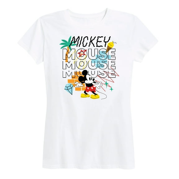 Mickey & Friends - Mickey Mouse Repeat - Women's Short Sleeve Graphic T-Shirt