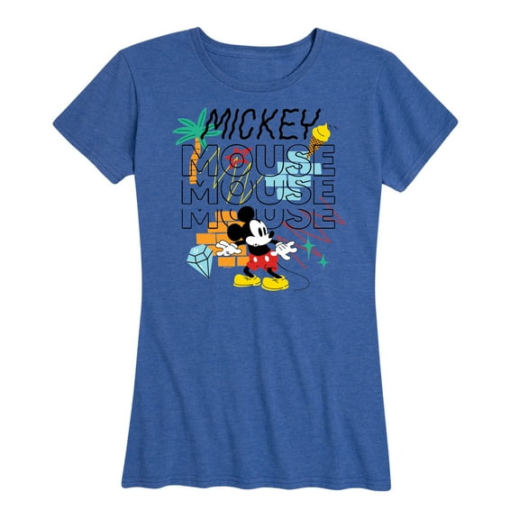 Mickey & Friends - Mickey Mouse Repeat - Women's Short Sleeve Graphic T-Shirt