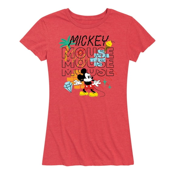 Mickey & Friends - Mickey Mouse Repeat - Women's Short Sleeve Graphic T-Shirt