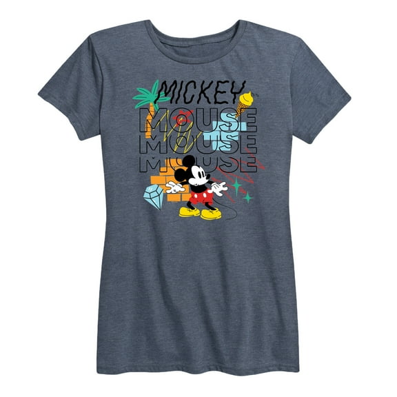 Mickey & Friends - Mickey Mouse Repeat - Women's Short Sleeve Graphic T-Shirt