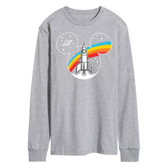 Mickey & Friends - Mickey Mouse Retro Space Logo - Men's Long Sleeve T-Shirt