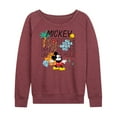 thumbnail image 1 of Mickey & Friends - Mickey Mouse - Women's Lightweight French Terry Long Sleeve Shirt, 1 of 5