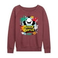 thumbnail image 1 of Mickey & Friends - Mickey Never Bored - Women's Lightweight French Terry Long Sleeve Shirt, 1 of 5