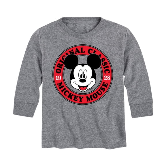 Mickey & Friends - Mickey Original Classic - Toddler And Youth Long Sleeve Graphic T-Shirt