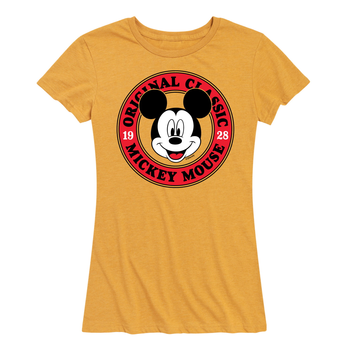 F4NT4STIC T-Shirt Disney Mickey Mouse Presents Classic Micky Maus Damen,Premium  Merch,Regular-Fit,Kurze Ärmel,Bedruckt