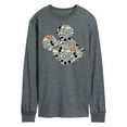 thumbnail image 1 of Mickey & Friends - Mickey Pattern Silhouette - Men's Long Sleeve T-Shirt, 1 of 5