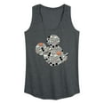 thumbnail image 1 of Mickey & Friends - Mickey Pattern Silhouette - Women's Racerback Tank Top, 1 of 5