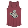 thumbnail image 1 of Mickey & Friends - Mickey Pattern Silhouette - Women's Racerback Tank Top, 1 of 5