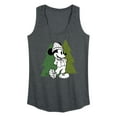 thumbnail image 1 of Mickey & Friends - Mickey Patterned Trees - Women's Racerback Tank Top, 1 of 5