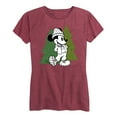 thumbnail image 1 of Mickey & Friends - Mickey Patterned Trees - Women's Short Sleeve Graphic T-Shirt, 1 of 5