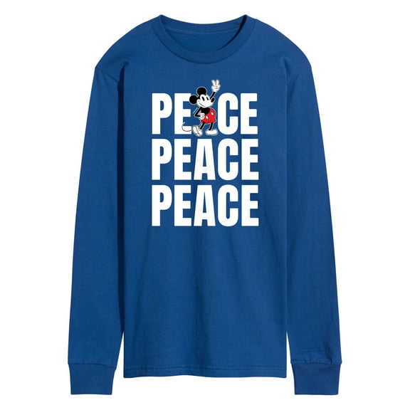 Mickey & Friends - Mickey Peace - Men's Long Sleeve T-Shirt