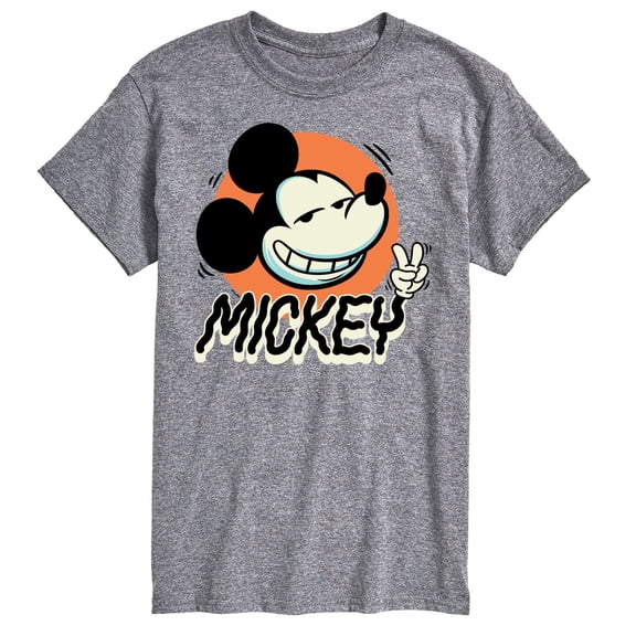 Mickey & Friends - Mickey Peace - Men's Short Sleeve Graphic T-Shirt