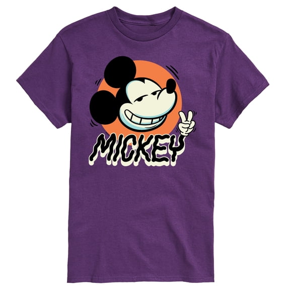 Mickey & Friends - Mickey Peace - Men's Short Sleeve Graphic T-Shirt
