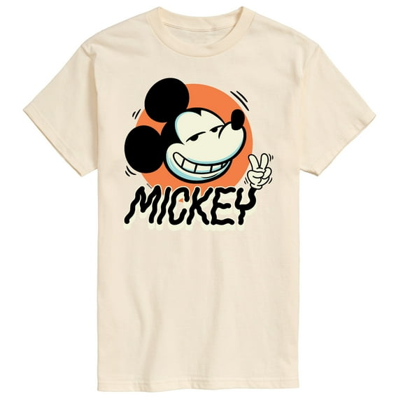 Mickey & Friends - Mickey Peace - Men's Short Sleeve Graphic T-Shirt