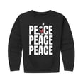 thumbnail image 1 of Mickey & Friends - Mickey Peace - Toddler And Youth Crewneck Fleece Sweatshirt, 1 of 5