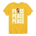 thumbnail image 1 of Mickey & Friends - Mickey Peace - Toddler And Youth Short Sleeve Graphic T-Shirt, 1 of 5