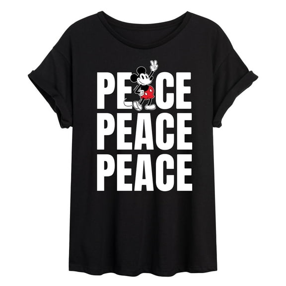 Mickey & Friends - Mickey Peace - Women's Oversized T-Shirt