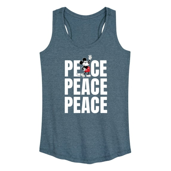 Mickey & Friends - Mickey Peace - Women's Racerback Tank Top