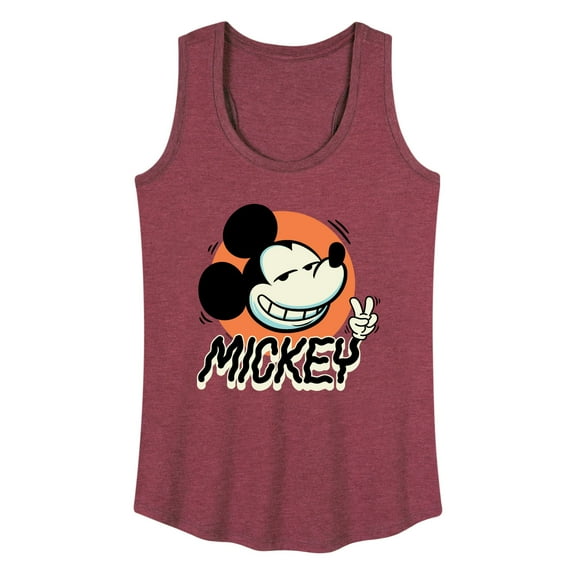 Mickey & Friends - Mickey Peace - Women's Racerback Tank Top