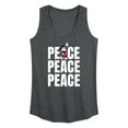 thumbnail image 1 of Mickey & Friends - Mickey Peace - Women's Racerback Tank Top, 1 of 5