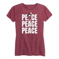 thumbnail image 1 of Mickey & Friends - Mickey Peace - Women's Short Sleeve Graphic T-Shirt, 1 of 5