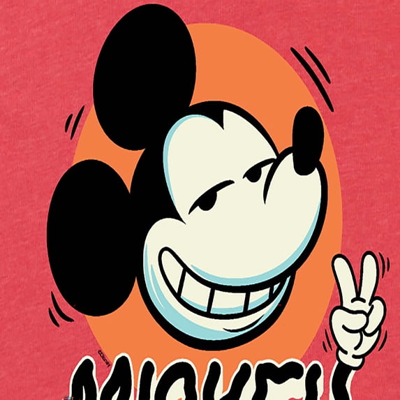 Mickey & Friends - Mickey Peace - Women's Short Sleeve Graphic T-Shirt