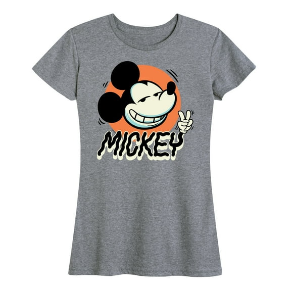 Mickey & Friends - Mickey Peace - Women's Short Sleeve Graphic T-Shirt