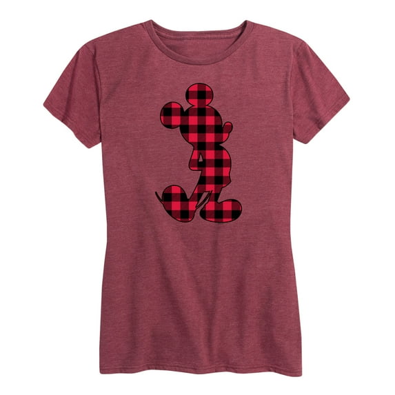Mickey & Friends - Mickey Plaid - Women's Short Sleeve Graphic T-Shirt