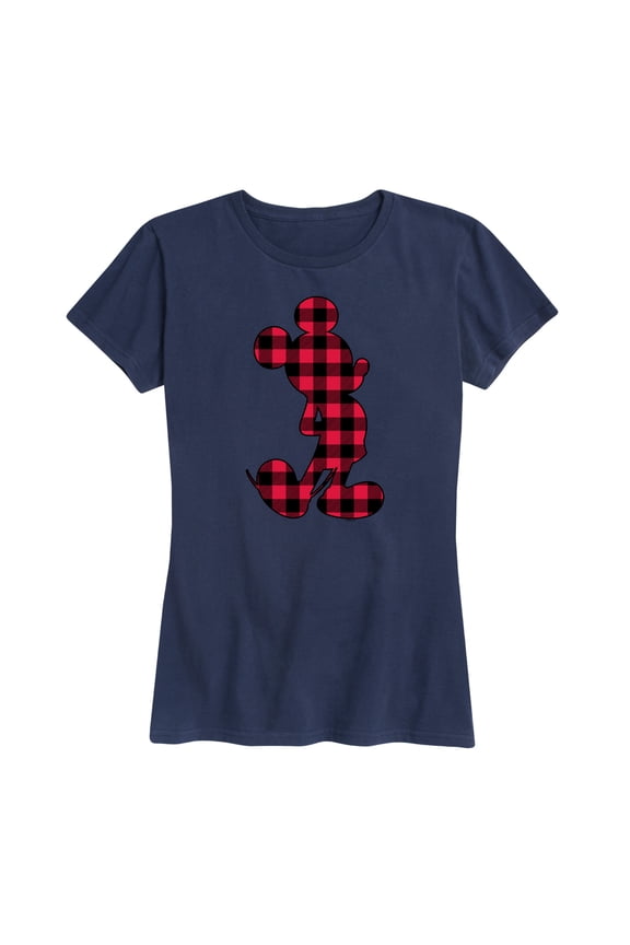 Mickey & Friends - Mickey Plaid - Women's Short Sleeve Graphic T-Shirt