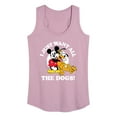 thumbnail image 1 of Mickey & Friends - Mickey Pluto Just Want All Dogs - Women's Racerback Tank Top, 1 of 5