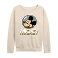 thumbnail image 1 of Mickey & Friends - Mickey Portrait Retro - Women's Lightweight French Terry Long Sleeve Shirt, 1 of 5