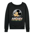 thumbnail image 1 of Mickey & Friends - Mickey Portrait Retro - Women's Lightweight French Terry Long Sleeve Shirt, 1 of 5