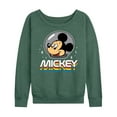 thumbnail image 1 of Mickey & Friends - Mickey Portrait Retro - Women's Lightweight French Terry Long Sleeve Shirt, 1 of 5