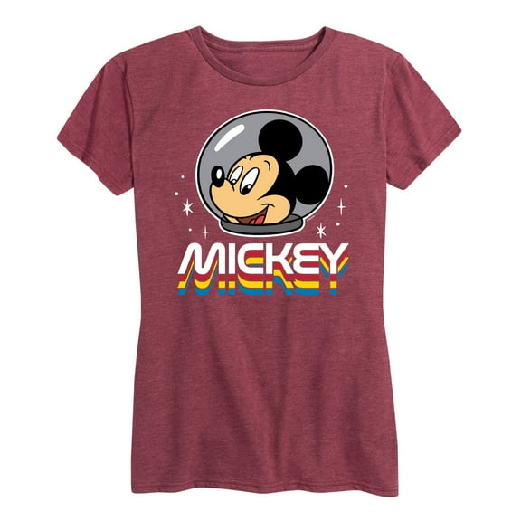 Mickey & Friends - Mickey Portrait Retro - Women's Short Sleeve Graphic T-Shirt