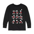 thumbnail image 1 of Mickey & Friends - Mickey Poses Grid - Toddler And Youth Long Sleeve Graphic T-Shirt, 1 of 5