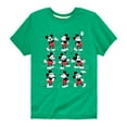 thumbnail image 1 of Mickey & Friends - Mickey Poses Grid - Toddler And Youth Short Sleeve Graphic T-Shirt, 1 of 5