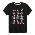 thumbnail image 1 of Mickey & Friends - Mickey Poses Grid - Toddler And Youth Short Sleeve Graphic T-Shirt, 1 of 5