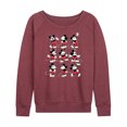 thumbnail image 1 of Mickey & Friends - Mickey Poses Grid - Women's Lightweight French Terry Long Sleeve Shirt, 1 of 5
