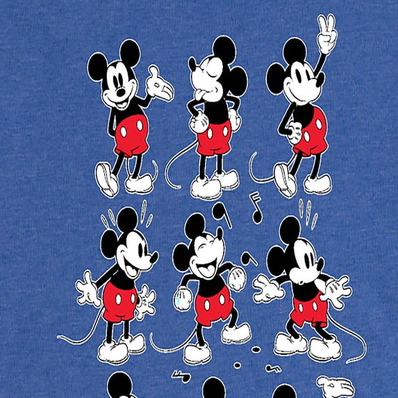 Mickey & Friends - Mickey Poses Grid - Women's Short Sleeve Graphic T-Shirt