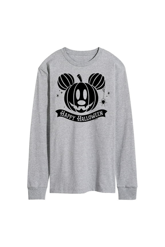 Mickey & Friends - Mickey Pumpkin - Men's Long Sleeve T-Shirt