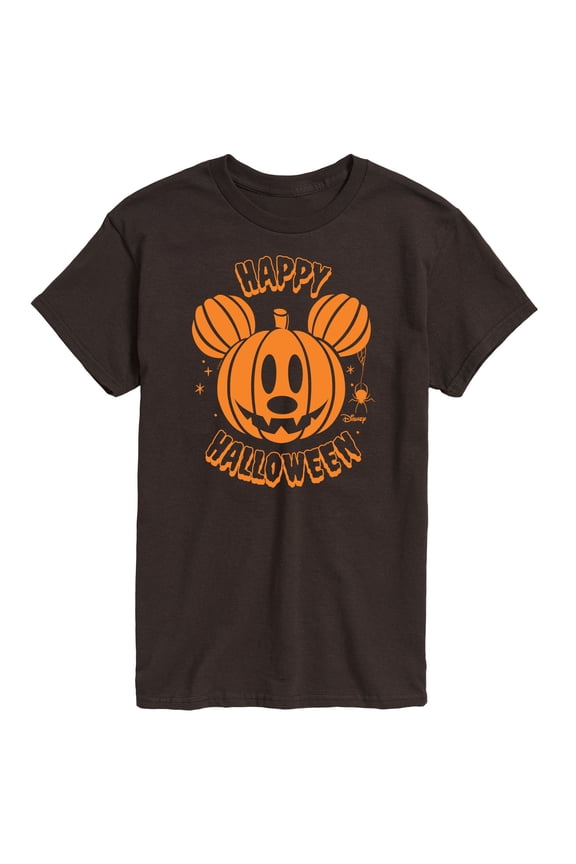 Mickey & Friends - Mickey Pumpkin - Men's Short Sleeve Graphic T-Shirt