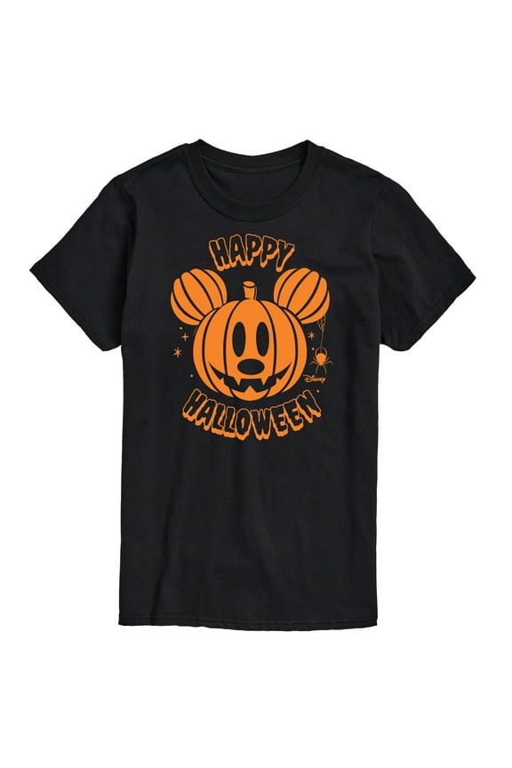 Mickey & Friends - Mickey Pumpkin - Men's Short Sleeve Graphic T-Shirt
