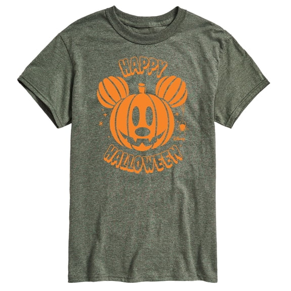 Mickey & Friends - Mickey Pumpkin - Men's Short Sleeve Graphic T-Shirt