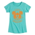 thumbnail image 1 of Mickey & Friends - Mickey Pumpkin - Toddler And Youth Girls Short Sleeve Graphic T-Shirt, 1 of 5