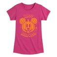 thumbnail image 1 of Mickey & Friends - Mickey Pumpkin - Toddler And Youth Girls Short Sleeve Graphic T-Shirt, 1 of 5