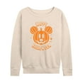 thumbnail image 1 of Mickey & Friends - Mickey Pumpkin - Women's Lightweight French Terry Long Sleeve Shirt, 1 of 5