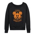 thumbnail image 1 of Mickey & Friends - Mickey Pumpkin - Women's Lightweight French Terry Long Sleeve Shirt, 1 of 5