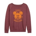 thumbnail image 1 of Mickey & Friends - Mickey Pumpkin - Women's Lightweight French Terry Long Sleeve Shirt, 1 of 5