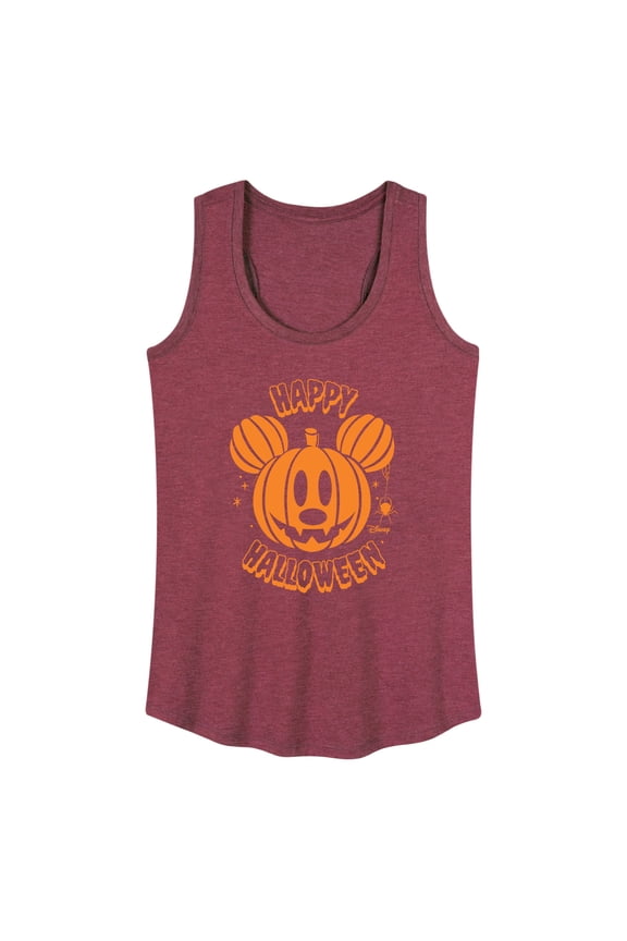 Mickey & Friends - Mickey Pumpkin - Women's Racerback Tank Top